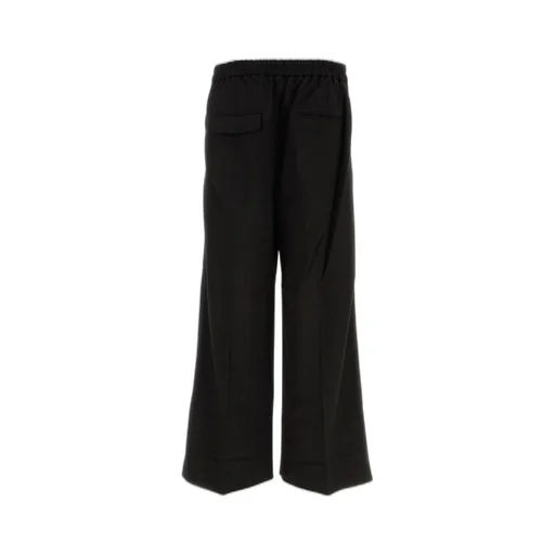Marine Serre Moon Diamant Jacquard Wide-Leg Pants