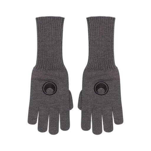 Marine Serre Logo Embroidered Full-Finger Gloves