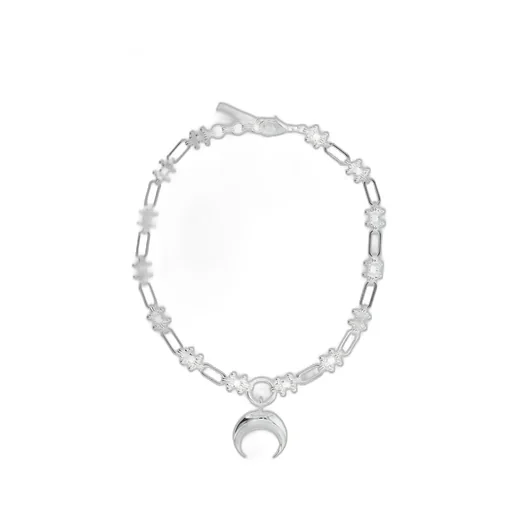 Marine Serre Moon Charm Necklace
