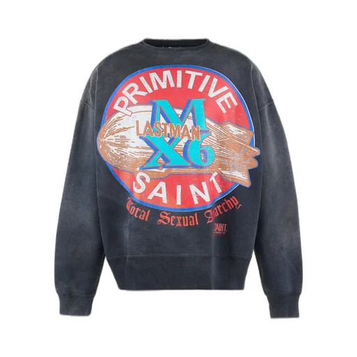Lm_Crw-N Sweat/Primitive / Blk