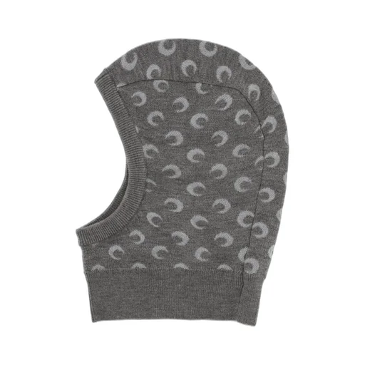 Marine Serre Moon Jacquard Knitted Balaclava