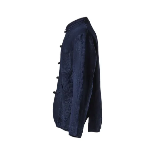 New Sashiko Light Chinese Jacket / Blu