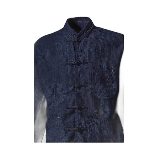 New Sashiko Light Chinese Jacket / Blu