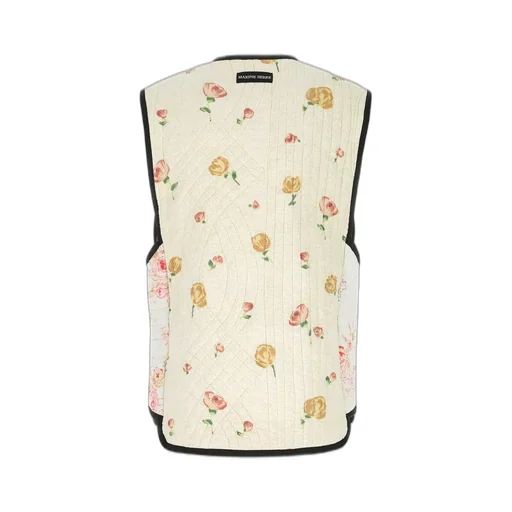 Marine Serre Printed Quilted Vest