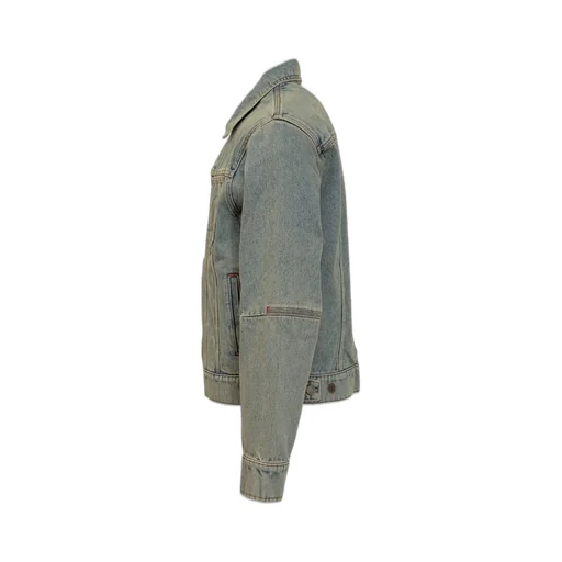 Marine Serre Moon Laser Denim Trucker Jacket