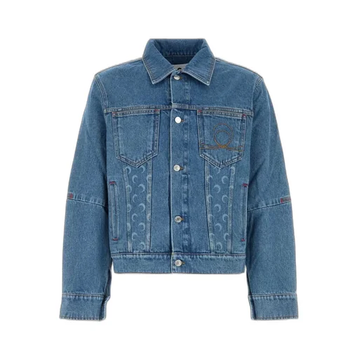 Marine Serre Moon Printed Denim Jacket