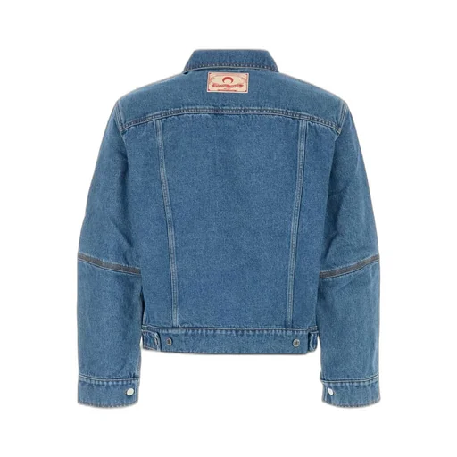 Marine Serre Moon Printed Denim Jacket