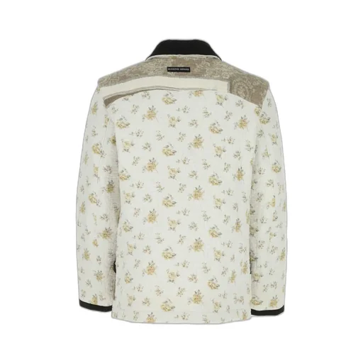 Marine Serre Boutis Floral-Printed Zipped Jacket