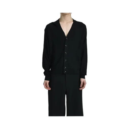 Relaxed Twisted Cardigan / Blk