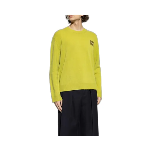 Marni Logo Patch Crewneck Jumper