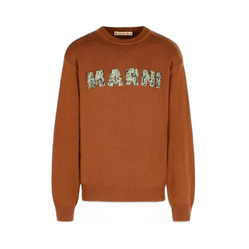 Marni Laser-Cut Logo Jumper