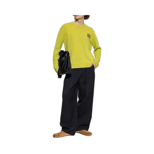 Marni Logo Patch Crewneck Jumper