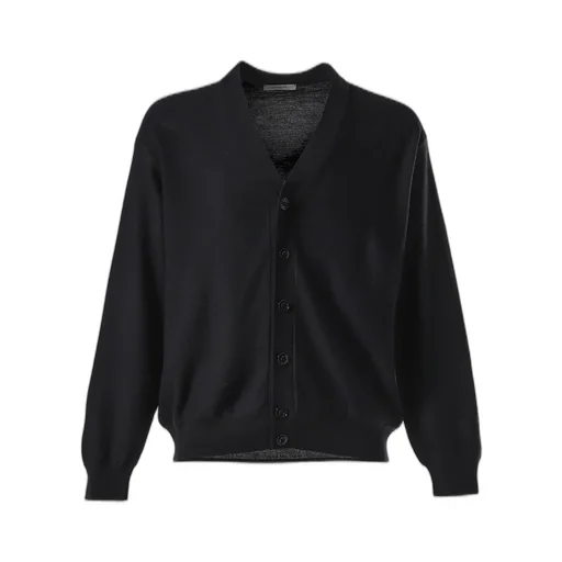 Relaxed Twisted Cardigan / Blk