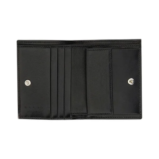 Marni Logo Embroidered Bi-Fold Wallet