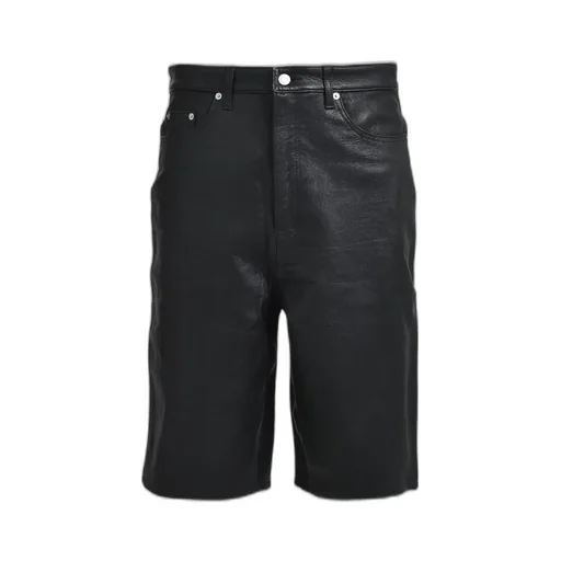 Newrich Leather Shorts / Black
