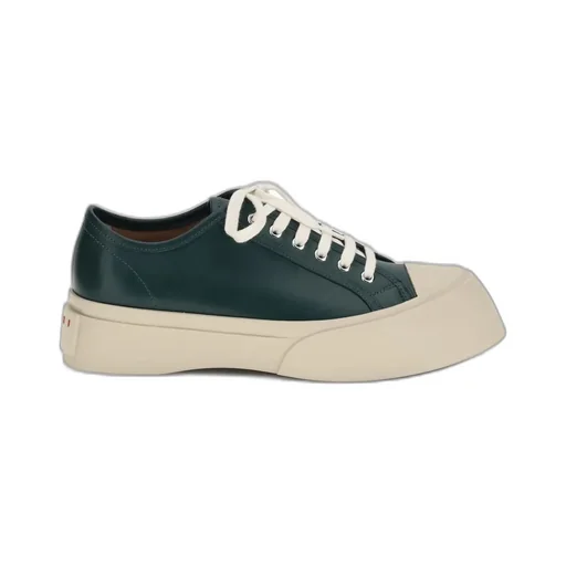 Marni Pablo Logo Patch Lace-Up Sneakers