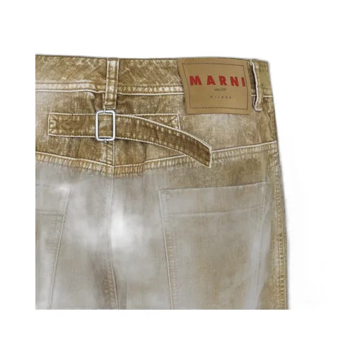 Marni Tonal Stitched Faded-Effect Jeans