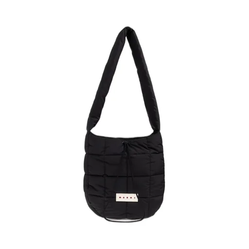 Marni Drawstring Quilted Shoulder Bag