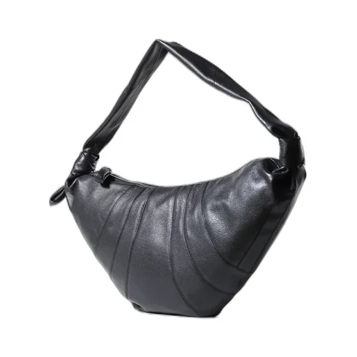 Large Croissant Bag / Black