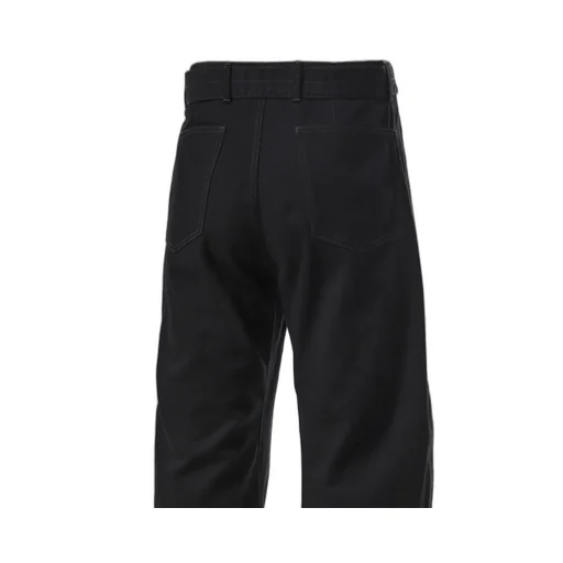 Twisted Belted Pants / Black