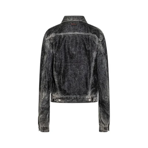 Marni Flocked Denim Trucker Jacket
