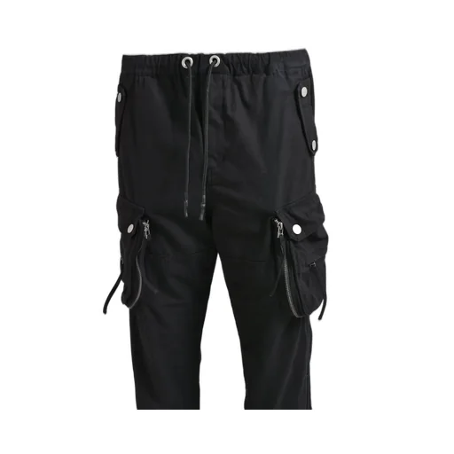 Newrich Cargo Pants / Cotton Blk