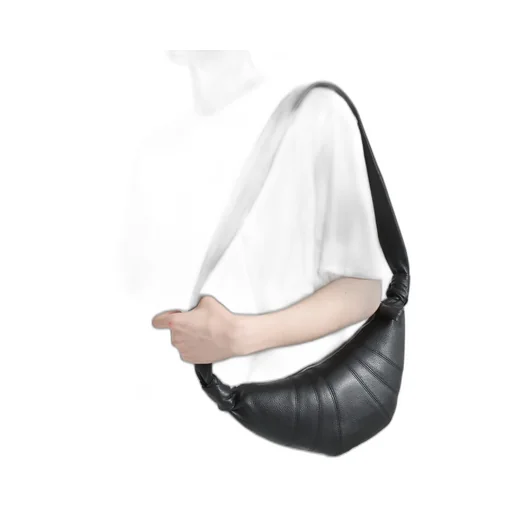 Small Croissant Bag / Black