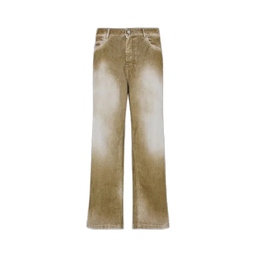 Marni Tonal Stitched Faded-Effect Jeans