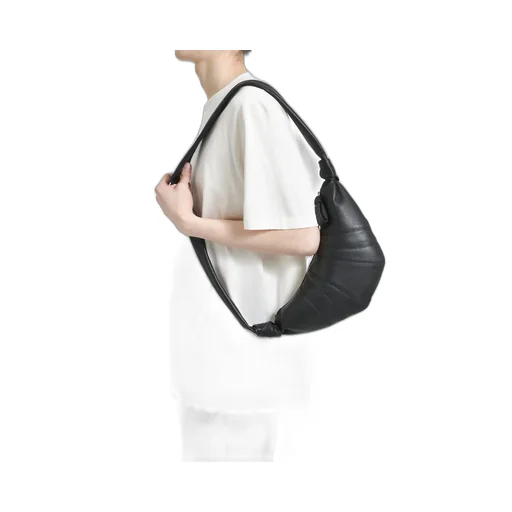 Small Croissant Bag / Black