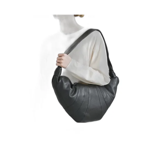 Large Croissant Bag / Black