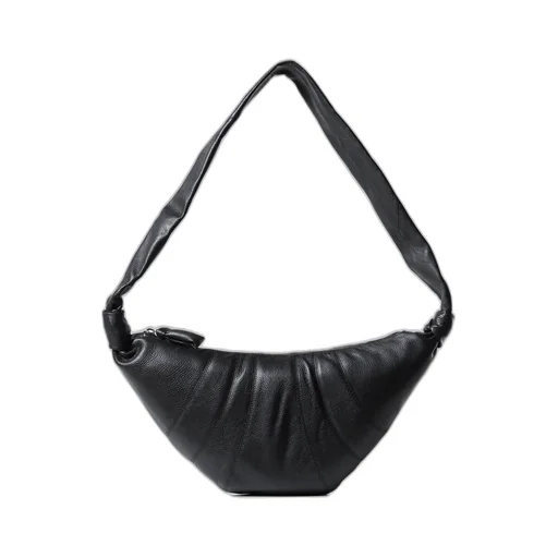 Medium Croissant Bag / Black