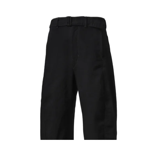 Twisted Belted Pants / Black