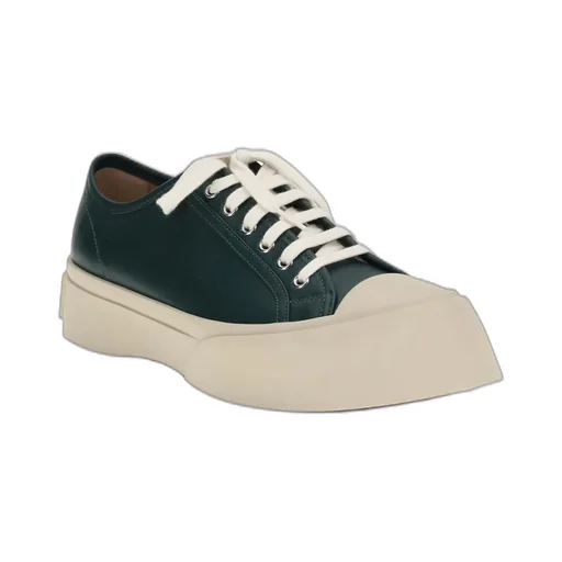 Marni Pablo Logo Patch Lace-Up Sneakers