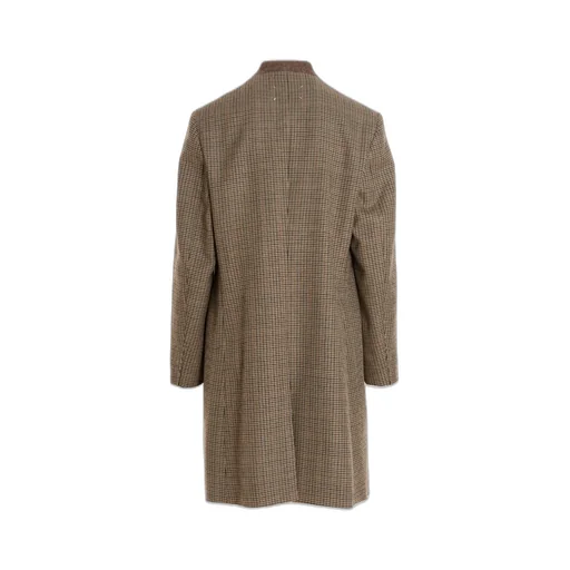 Maison Margiela Checked Single-Breasted Coat
