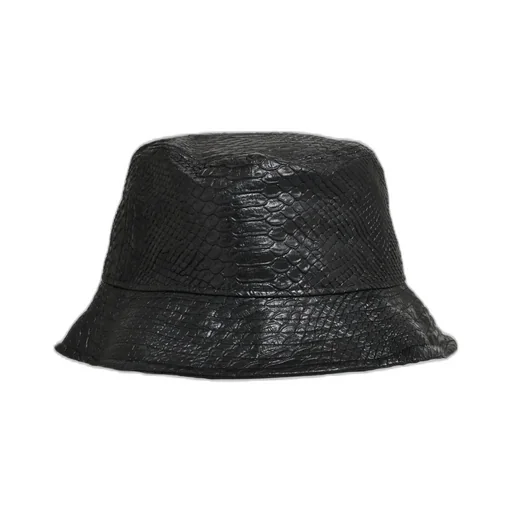 Faux Leather Hat / Crocodile