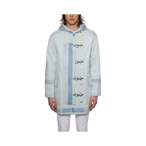 Maison Margiela Drawstring Hooded Denim Jacket