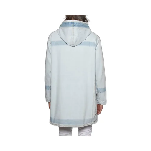 Maison Margiela Drawstring Hooded Denim Jacket