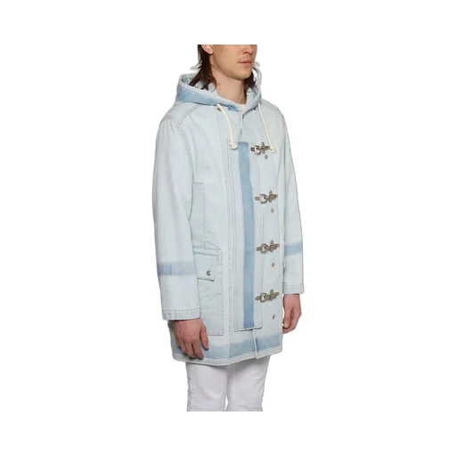 Maison Margiela Drawstring Hooded Denim Jacket