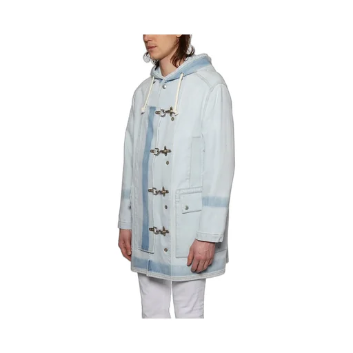 Maison Margiela Drawstring Hooded Denim Jacket