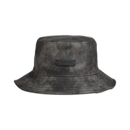 Faux Leather Hat / Black