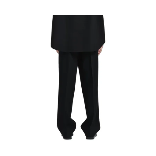 Single Pleat Eternal Trousers /Blk