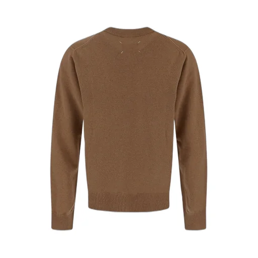 Maison Margiela Signature Four-Stitch Crewneck Jumper
