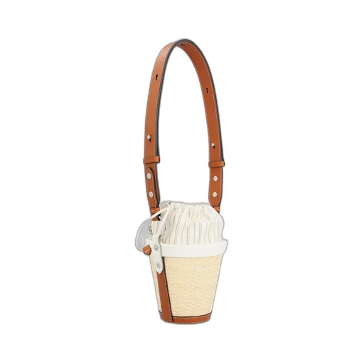 Maison Margiela Woven Drawstring Shoulder Bag