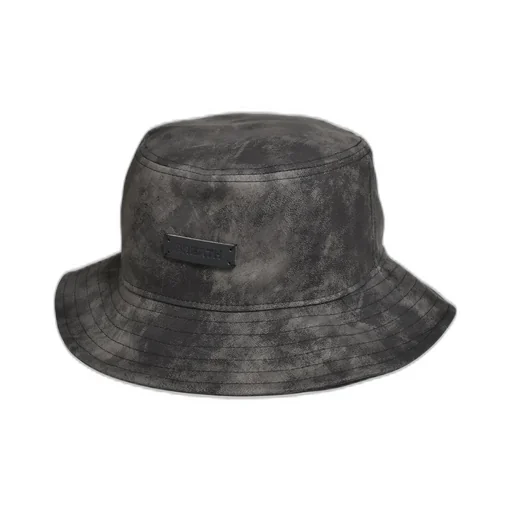 Faux Leather Hat / Black