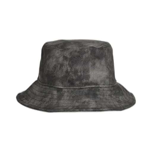 Faux Leather Hat / Black