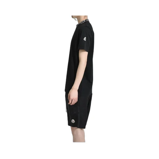 Neck Logo Ss T-Shirt / Blk