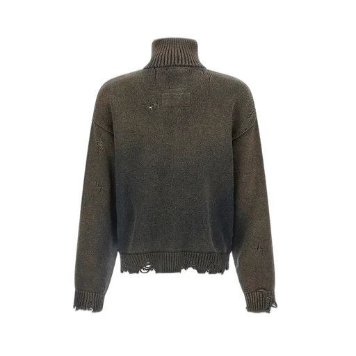 Maison Mihara Yasuhiro Horse Detailed Distressed Cardigan