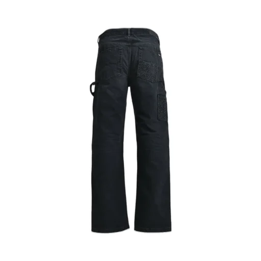 Debossed Ma Quad Carpenter / Vtg Blk