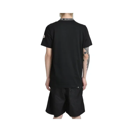 Neck Logo Ss T-Shirt / Blk