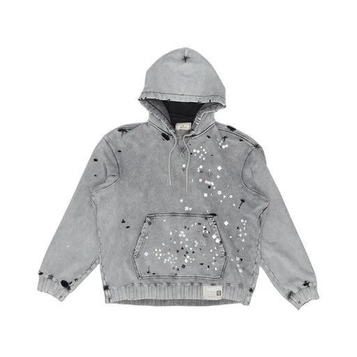 Maison Mihara Yasuhiro Embellished Bleached Hoodie